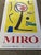 Rare Mirò lithographic poster made for an exhibition in Ferrara - Palazzo dei Diamanti 1985