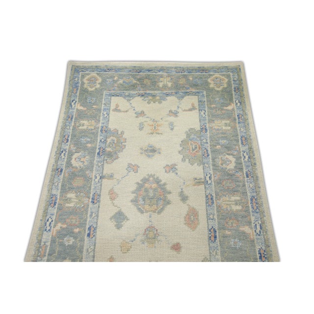 Early 21st Century Modern Turkish Oushak Rug 2'9" x 14'9" For Sale - Image 5 of 7