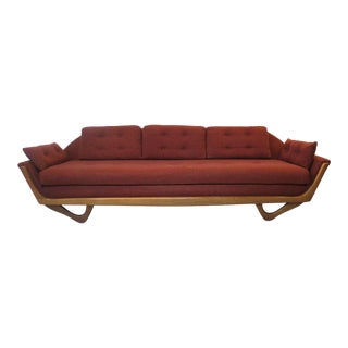Mid Century Gondola Sofa in the Style of Adrian Pearsall For Sale