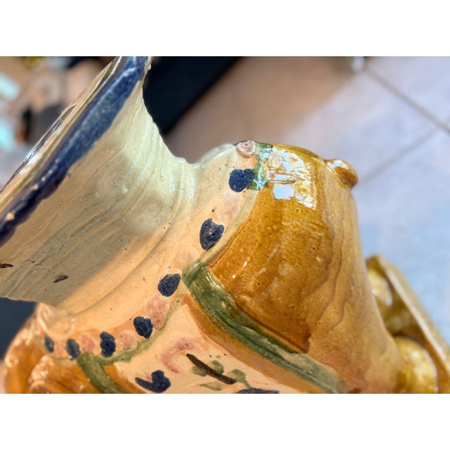 Extra Large Vintage Chinese Elephant Garden Stool or Accent Table For Sale - Image 12 of 15