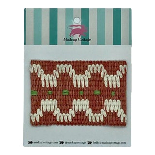 Summer in Crete 2.5" Tape Trim Meadow Green For Sale