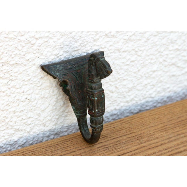 18th Century Diamond Shape Bronze Tribal Hook For Sale - Image 5 of 7