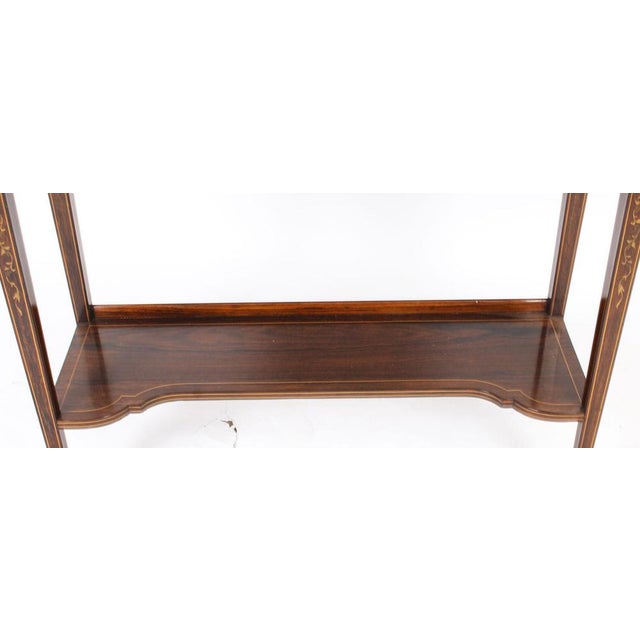 Antique Edwardian Inlaid Display Cabinet from Edwards & Roberts, 19th-Century For Sale - Image 12 of 18