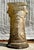Vintage Regency Cast Cement Swag Pedestal For Sale - Image 11 of 14