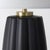 Contemporary Crocus Ceramic Table Lamp, Black For Sale - Image 3 of 5