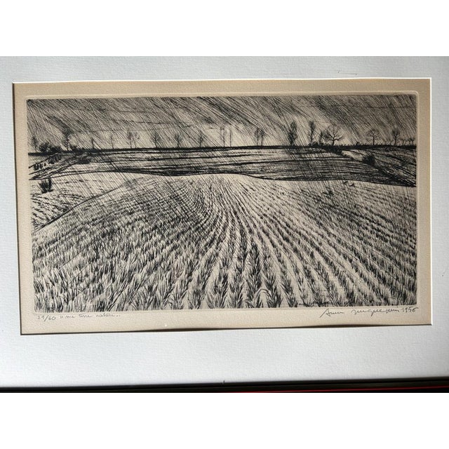 André Jacquemin, My Native Land, 1956, Engraving For Sale - Image 4 of 13