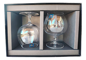 Crystal Cognac Glasses from Sèvres, 1970s, Set of 2
