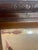 Victorian 1890s Uk Import Carved Oak Wall Mirror With Beveled Glass and Hanging Chain. For Sale - Image 10 of 10