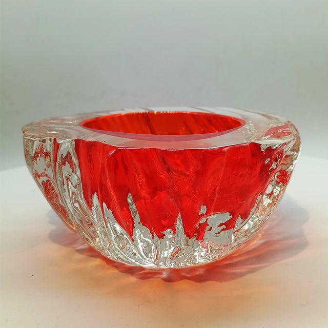 1960s Large Geode Ashtray in Murano Glass by Flavio Poli for Seguso, 1960s For Sale - Image 5 of 12