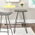 Backless barstool, Grey & Black - a Pair For Sale In Philadelphia - Image 6 of 7