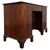 Antique English Serpentine Mahogany Kneehole Desk For Sale - Image 10 of 12