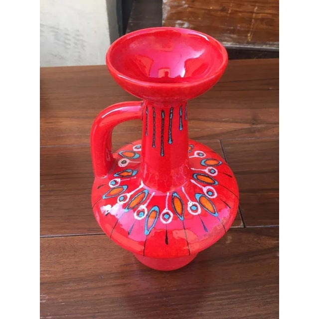 Large Modernist Ceramic Jug from Bertoncello, Italy, 1980s For Sale - Image 4 of 10