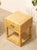 Pair of Vintage Rattan Nightstands With Drawers and Brass-Tone Hardware For Sale - Image 9 of 12