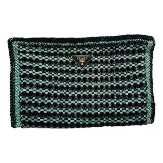Vintage Prada Madras Clutch For Sale