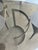 Brown Artefacto Brand Modern Glass Table With Steel Base in Bronze Finish For Sale - Image 8 of 14