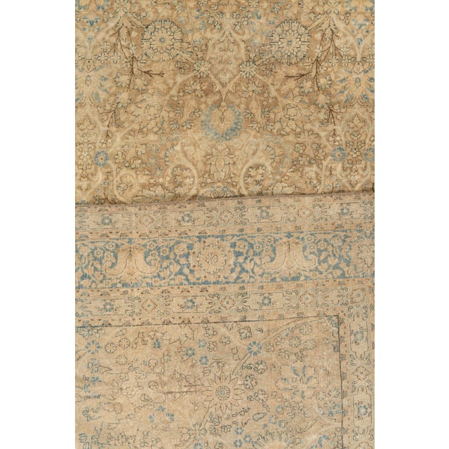 Tan Antique Circa 1910 Rug 8ft 8in X 14ft 3in For Sale - Image 8 of 10