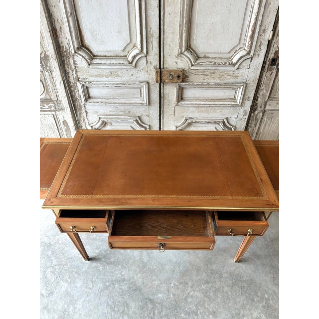 Vintage Light Wood Desk, 1960s For Sale - Image 11 of 13