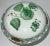 Green Herend Hungary Chinese Bouquet Green Vintage Porcelain Lidded Box For Sale - Image 8 of 12
