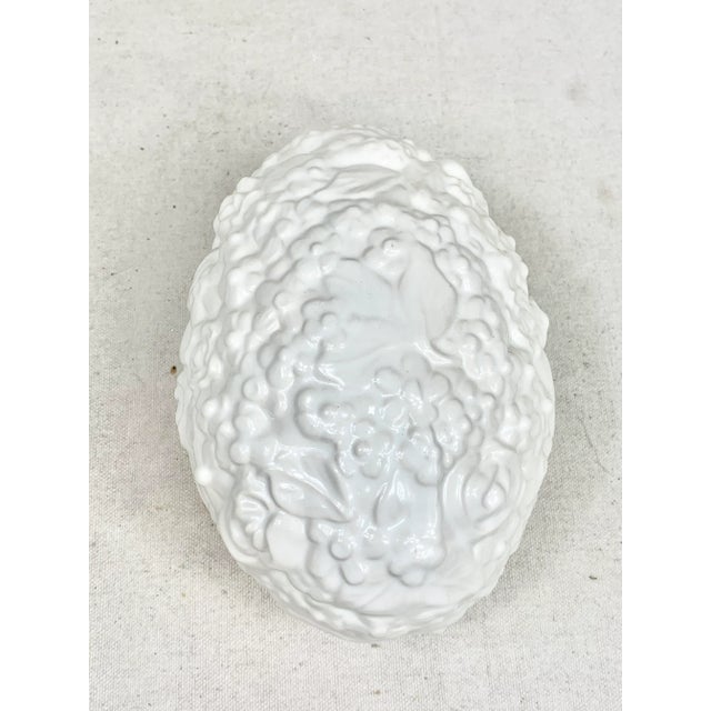 Vintage Large Ceramic Egg Box For Sale In New Orleans - Image 6 of 9