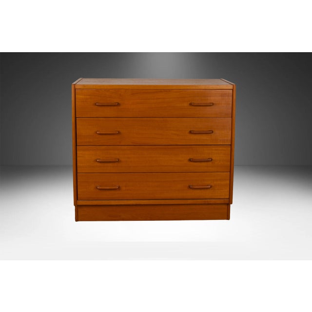 Mid Century Teak Chest of Drawers For Sale - Image 4 of 11