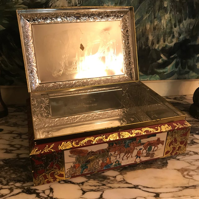 Vintage Schmidt Gingerbread Tin For Sale - Image 4 of 9