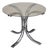Round Dining Table in Chrome and Glass, 1980s For Sale