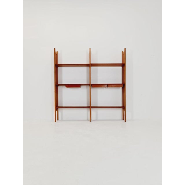 Danish vintage bookshelf system/ book case teak by Bengt Ruda with Drawers 1960s Design: Danish design by the designer...