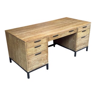 Arhaus Rustic Driftwood Desk For Sale