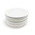 Contemporary French Apilco Sèvres White Porcelain Appetizer Plates, Set of 9 For Sale - Image 3 of 10