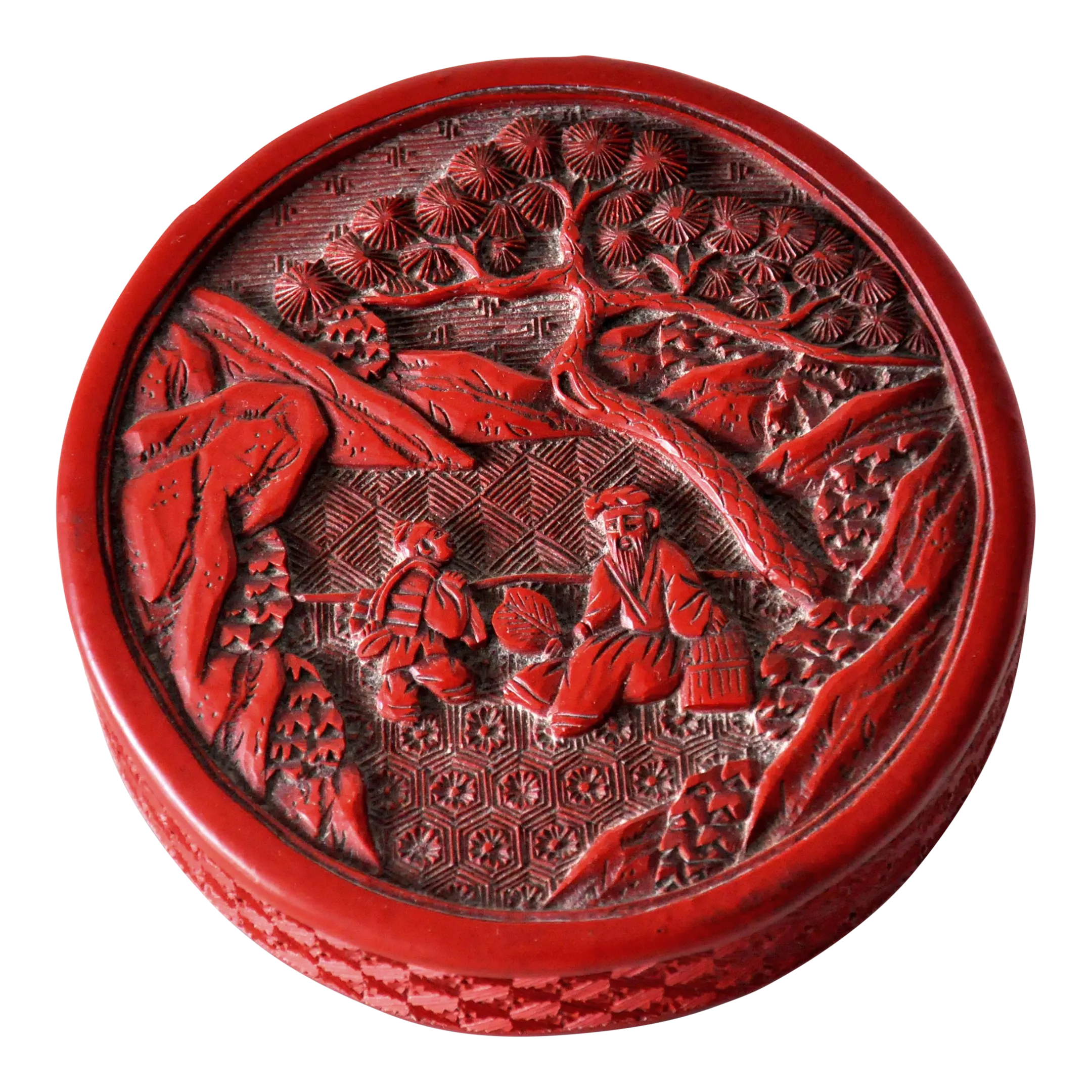 Ceramika Artystyczna 赤いバラのセット(No.1527x） antique-chinese-cinnabar-box-8564
