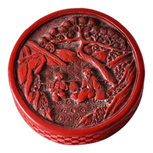 Antique Chinese Cinnabar Box