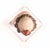 18th Century Polychrome Ceramic Head Sculpture with Glass Eyes For Sale - Image 5 of 6
