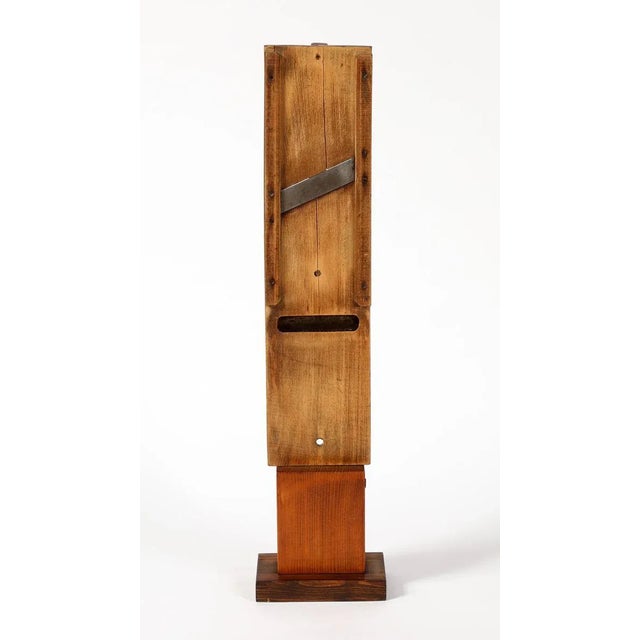 Rolf Hans Frankfurt 1938 - 1996 Basel Faces I, 1987 Wood Signed on the bottom, dated and titled Size including base: 68 x...