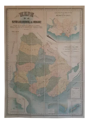 A Comprehensive and Authoritative Map of Uruguay, 1903