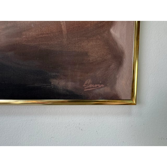 Vintage Eric Lewis Still Life Oil on Canvas Painting For Sale - Image 9 of 10