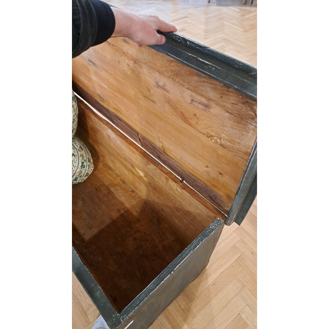 Poplar Lacquered Chest, 1890s For Sale - Image 3 of 7