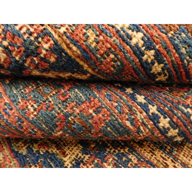 Distressed Antique Sumac Rug. For Sale - Image 11 of 13