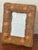 Vintage Jute and Rattan Frame With Glass For Sale - Image 6 of 6