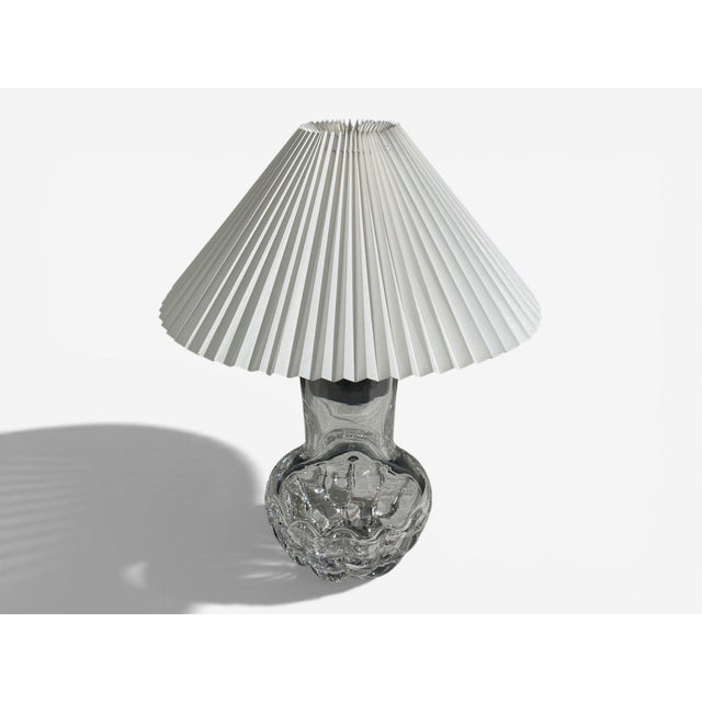 1970s Olle Alberius, Table Lamp, Blown Glass, Chromed Metal, Sweden, 1970s For Sale - Image 5 of 8