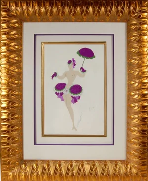 Erté, La Violette, 1958