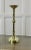 Tall Arts and Crafts Brass Candleholder, 1890s For Sale - Image 6 of 6