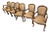 Set of 6 Italian Armchairs by Chateau D’Ax. Made in Italy For Sale