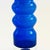 Aseda Glasbruk Mid Century Cobalt Blue Hooped Art Glass Vase by Bo Borstrom for Aseda Glasbruk, Sweden For Sale - Image 4 of 8