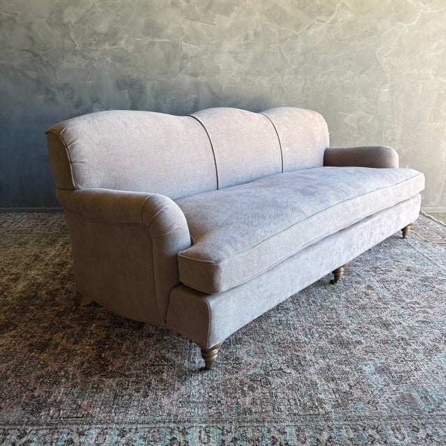 English Modern English Sofa in 100% Hemp Ecorcé With Down Cushion For Sale - Image 3 of 7