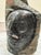 Dark Green Late 20th Century Signed "T M" Modernist Shona Serpentine Stone Face Sculpture For Sale - Image 8 of 8