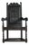 17th Century Black Wainscot Armchair For Sale