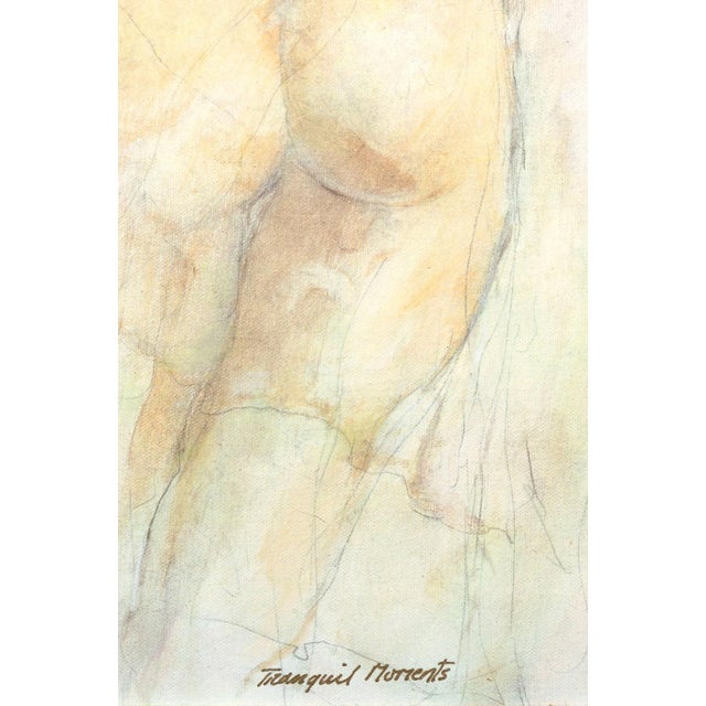 Gary Benfield Tranquil Moments Signed Embellished Serigraph on Canvas 118/150 For Sale In Detroit - Image 6 of 6