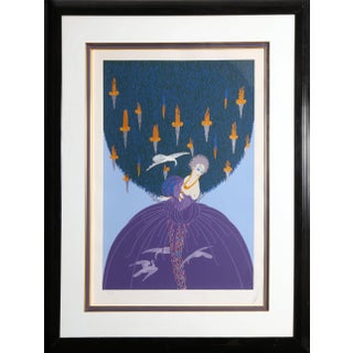 Erté, "Freedom and Captivity", Art Deco Screenprint For Sale