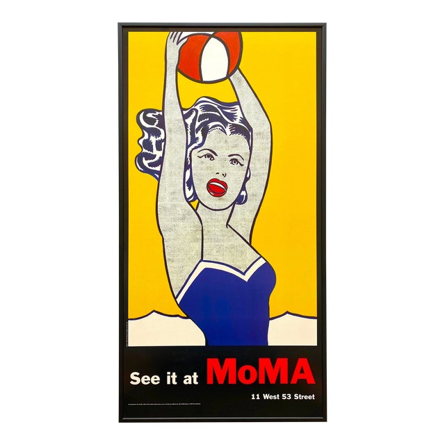 Roy Lichtenstein Vintage 1997 Lithograph Print Framed Extra