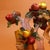 Metal Vintage Style Liuli Glass Peach Tree Sculpture With Inscription For Sale - Image 7 of 9